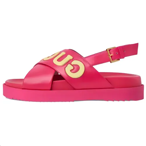 Gucci Wmns Crossover Sandal 'Pink' Women's