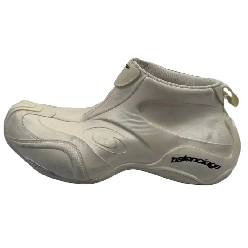 Balenciaga Basketball Shoes Mid top Casual Shoes Men's Ecru