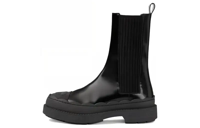 Gucci Wmns Interlocking G Boot 'Black' Women's