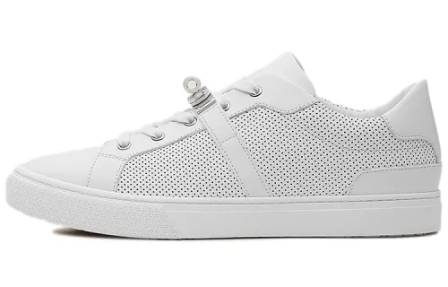 HERMES Day Low top Stylish Skateboarding Shoes Men's White