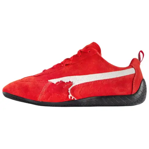 PUMA x Balenciaga Speedcat Collection Thin Sole Shoes, German Army Trainers, Racing Shoes Cow Leather Low top