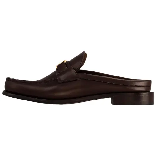 LOUIS VUITTON Major Closed Toe Slippers Men's Brown