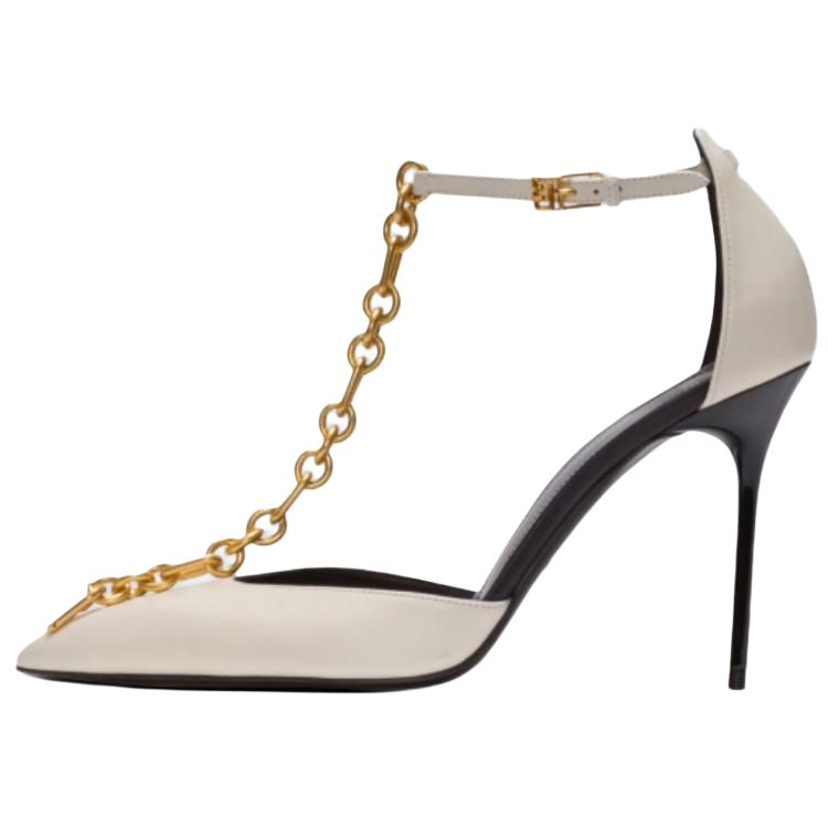 Женские туфли BALMAIN BALMAIN 9.5cm (белые)