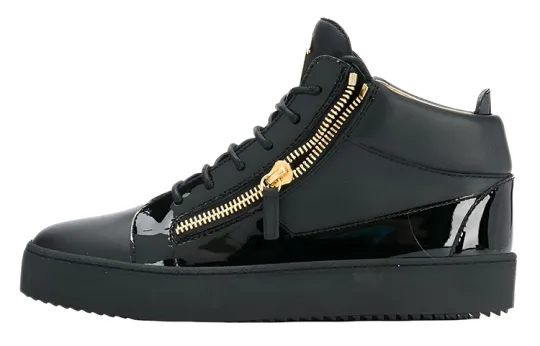 Giuseppe Zanotti Side Zip Lace Up Sneakers