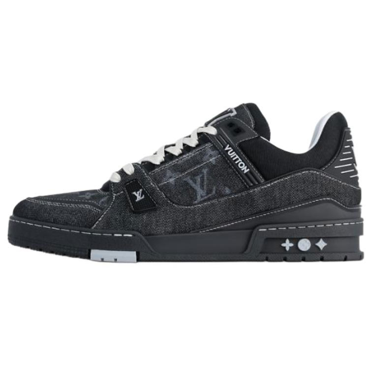 Мужские кеды Louis Vuitton Trainer (черные)