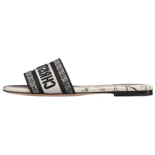 DIOR Dway Quiet Slide Slippers Women's Black