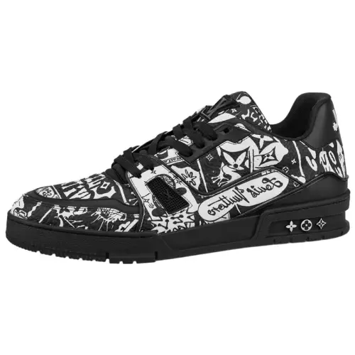 LOUIS VUITTON Lv Trainer Sneakers 'Comic Black White'