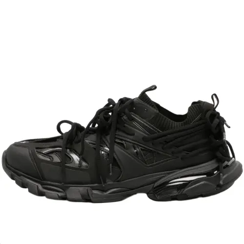 Balenciaga Track Fabric Low top Casual Shoes Men's Black