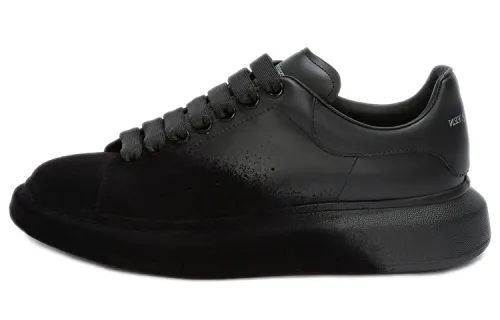 Alexander McQueen Oversized Two Tone Sneaker 'Pure Black'