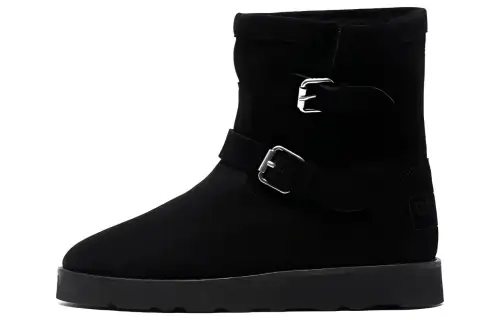 KENZO Buckle-detail Suede Boots