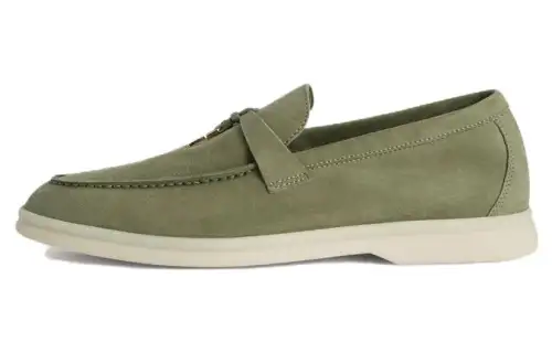 Loro Piana Summer Charms Walk Casual Shoes Women's Tea Room Brown