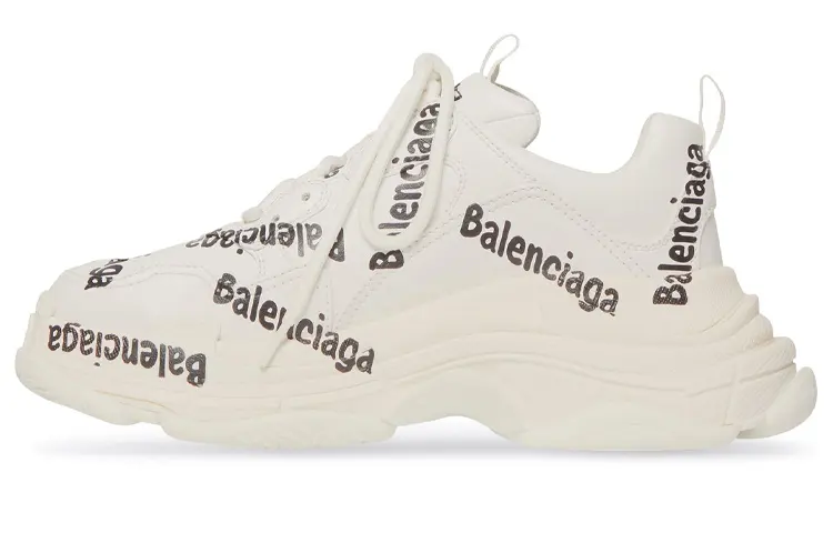 Balenciaga Triple S 'Logotype White' Women's
