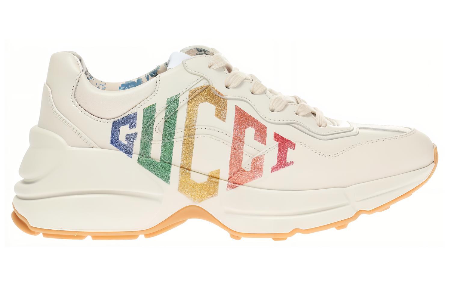 Женские кроссовки Gucci Rhyton G (белые) — фото 2