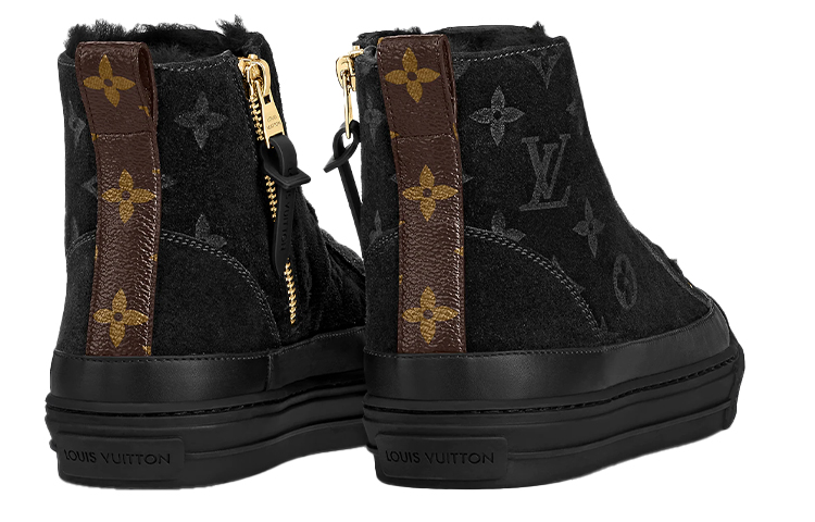 Женские кеды Louis Vuitton Stellar (черные) — фото 4