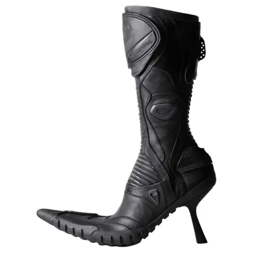 Balenciaga Heeled Biker Boots Women's