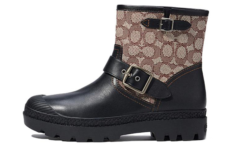 Мужские ботинки COACH Moto Boot (черные)