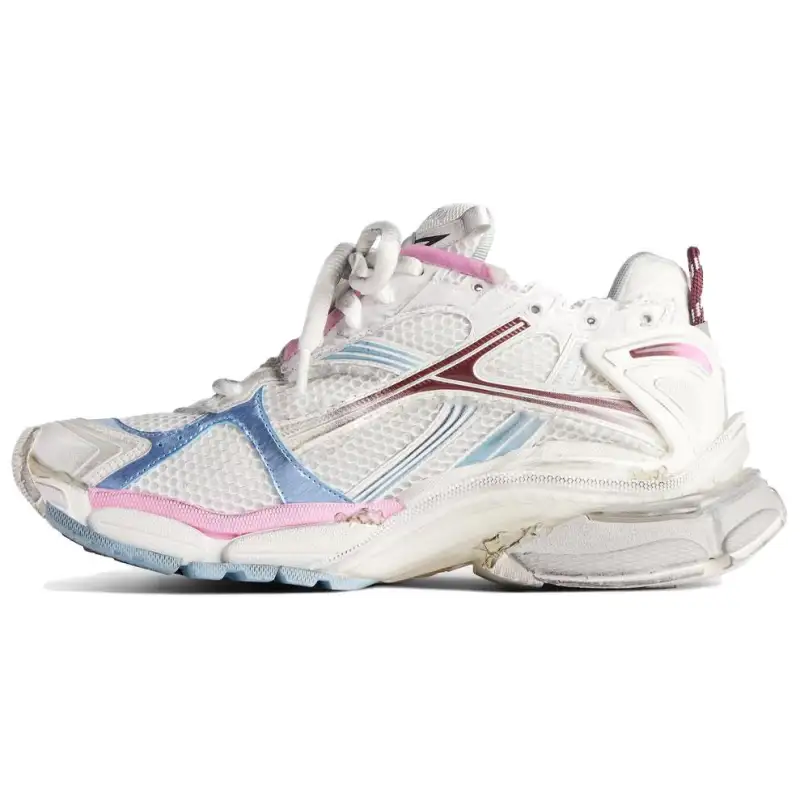 Balenciaga Runner Low top Casual Shoes Men's White