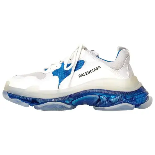 Balenciaga Triple S Clear Sole Blue Women's