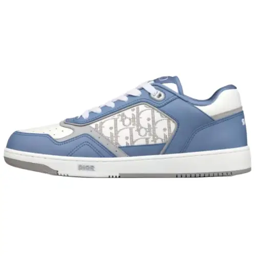 DIOR B27 Low Blue White DIOR Oblique Galaxy Leather