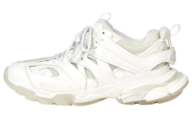 Balenciaga Track Mesh Comfortable Low top Chunky Sneakers Men's White