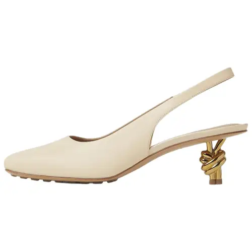 Bottega Veneta Knot High Heels 4.5cm Women's Cream