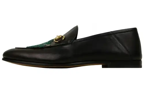 GUCCI Brixton Loafers Men's Black