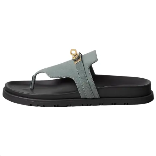 HERMES Empire Flip Flops Women's Blue
