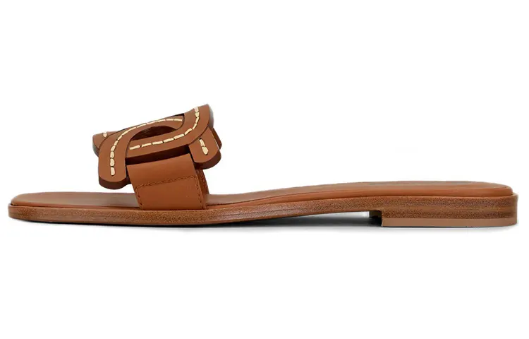 TOD'S Quick Dry Slide Slippers Women's Brown