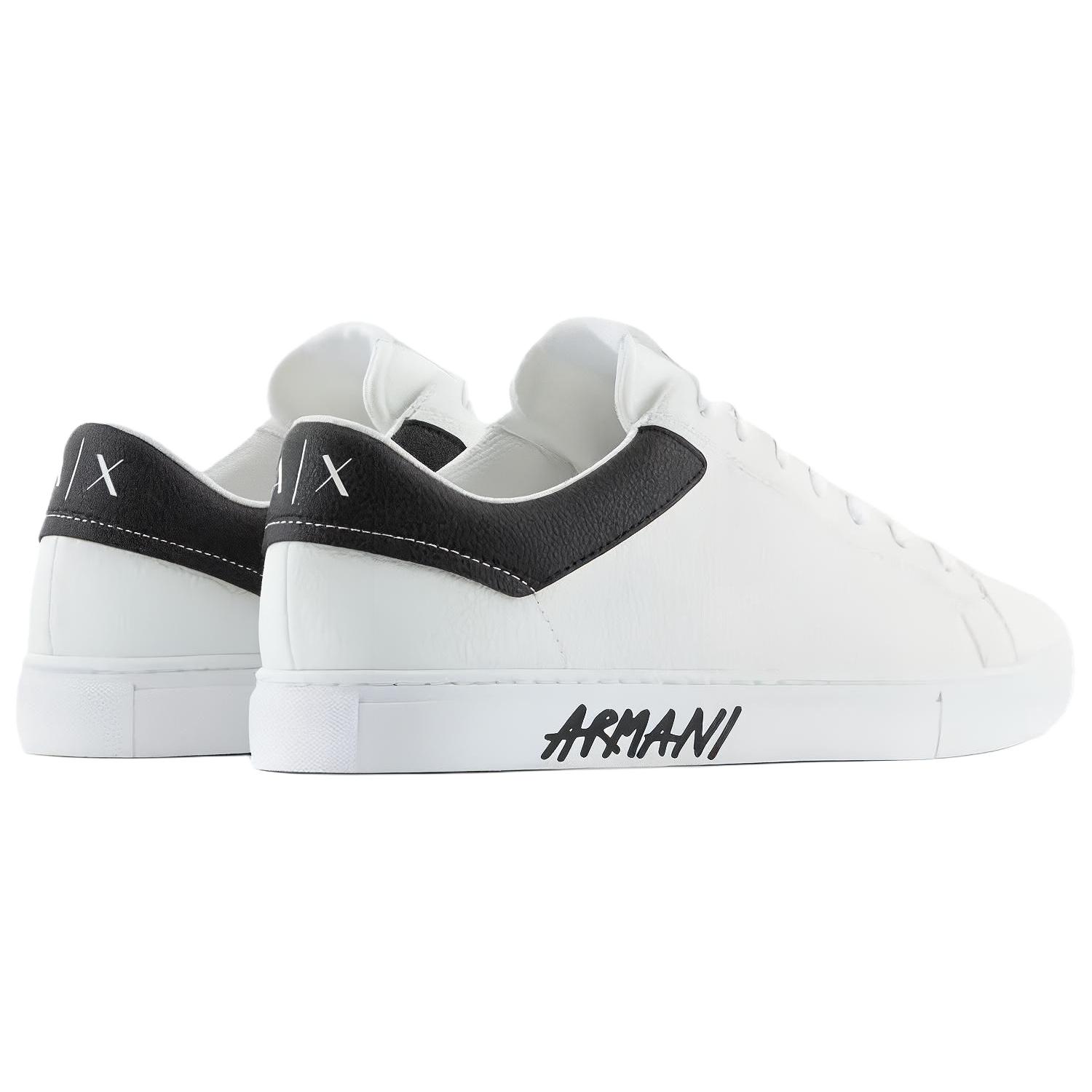EMPORIO ARMANI Leather Sidewall Logo Sneakers