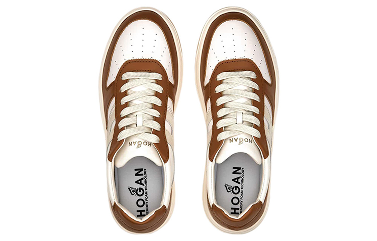 HOGAN H630 Two Tone Lace Up Sneakers