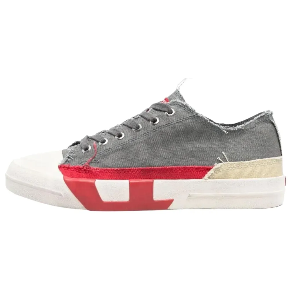 DIESEL S D Verse Low top Canvas Shoes Men's Gray