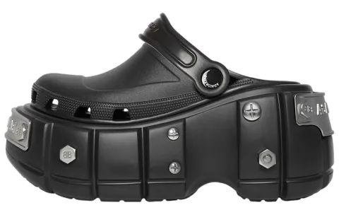 Balenciaga x Crocs Hardcrocs Clogs Men's Black