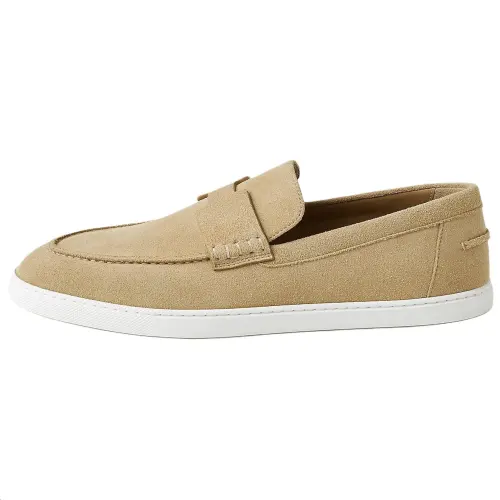 HERMES Job Casual Shoes Men's Beige