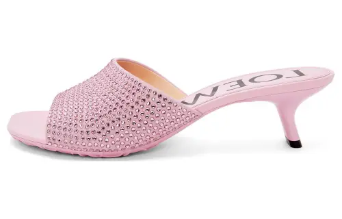 LOEWE Petal 50mm Rhinestone-embellished Mules