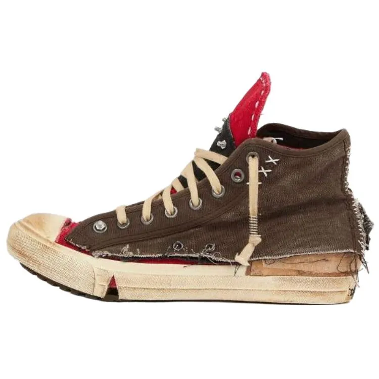Maison Margiela frayed-edges high-top sneakers