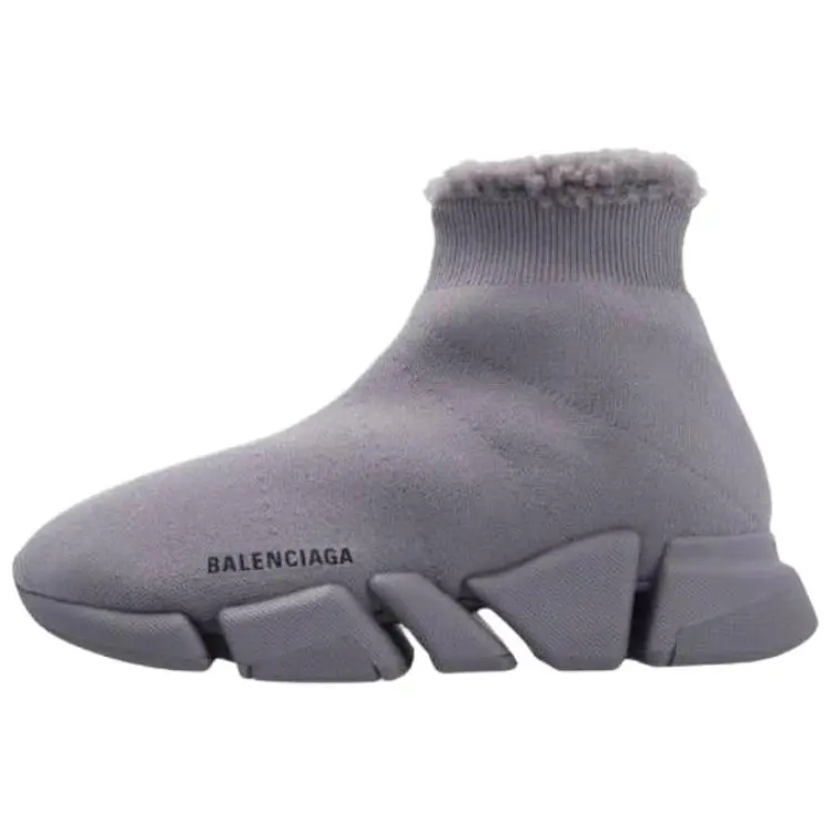 Balenciaga Speed 2.0 Sneakers 'Grey Recycled Knit' Women's