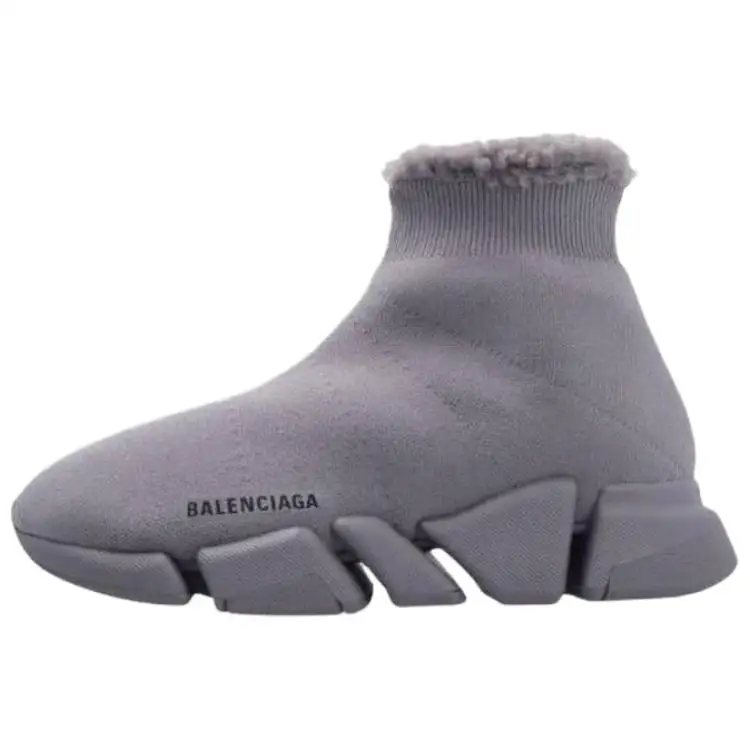Balenciaga Speed 2.0 Sneakers 'Grey Recycled Knit' Women's