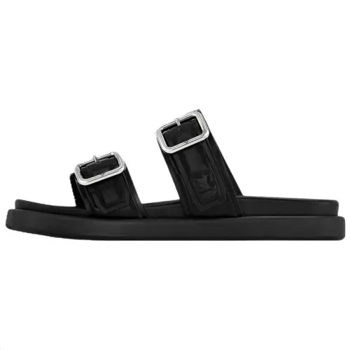 LOUIS VUITTON Slide Slippers Men's Black