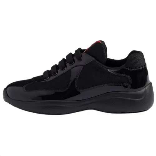 PRADA America's Cup Low top Casual Shoes 2.5cm Women's Black