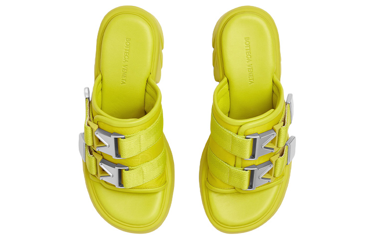 Сабо Bottega Veneta Flash (зеленый) — фото 4