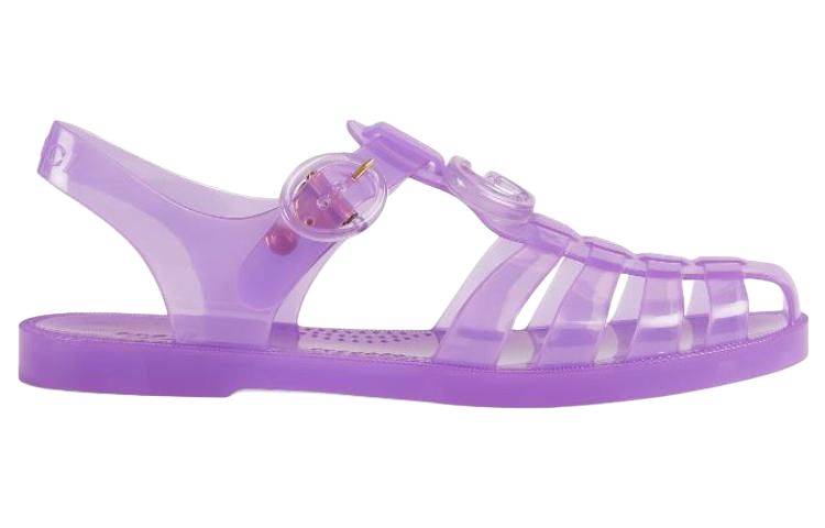 GUCCI GG Fisherman Sandal Light Purple Women's