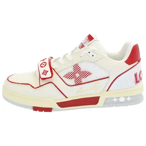 LOUIS VUITTON Lv Trainers 'Red Mesh'