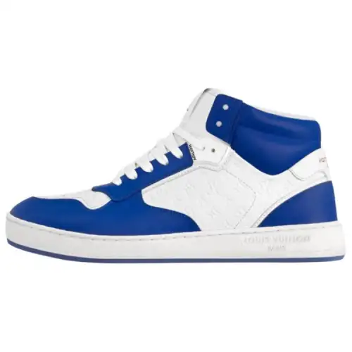 LOUIS VUITTON Stadium Mid top Skateboard Shoes Women's Blue