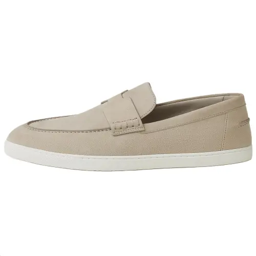 HERMES Job Loafers 1.7cm Men's Beige