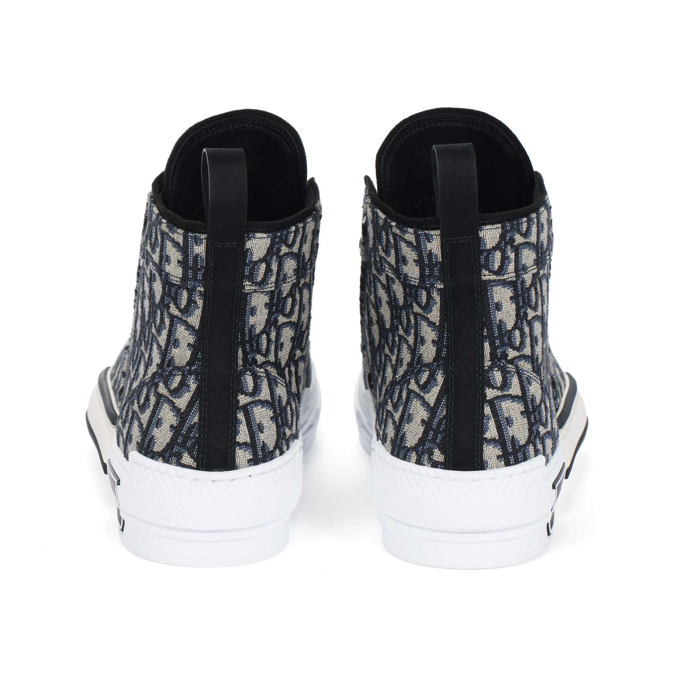 DIOR B23 High top Skateboard Shoes Men's Beige Black
