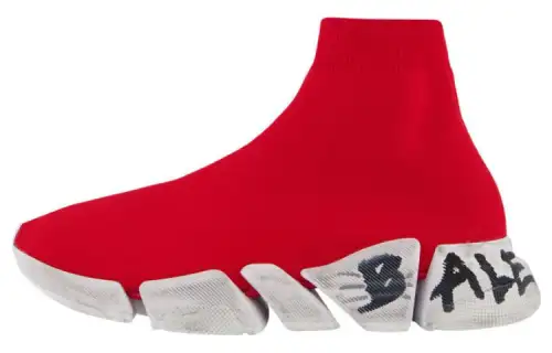 Balenciaga Speed 2.0 Graffiti Red White