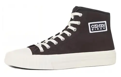 KENZO High top Skateboard Shoes Men's Black