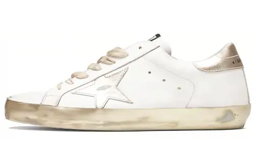 Golden Goose Super Star White Gold Sparkle