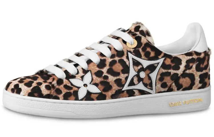 LOUIS VUITTON Lv Frontrow Sneakers Leopard Women's