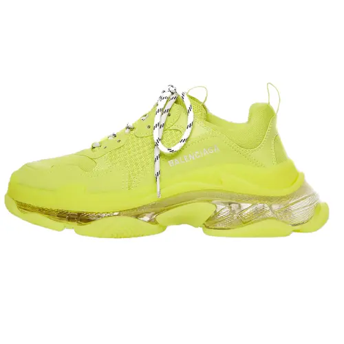Balenciaga Triple S Clear Sole Fluo Yellow
